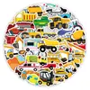 50 adesivos de carro de desenho animado para Diário decorativos para mala capa de celular caderno à prova d'água adesivos infantis atacado