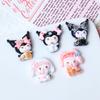 Lindo Lazo Animal Hecho a Mano DIY Pegamento de Crema Funda para Teléfono Pasador Joyería Accesorios de Resina Paquete de Materiales Venta al por Mayor