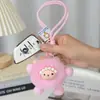Chaveiro Pingente Fofo de Pelo Sintético de Coelho e Ovelha Estilo Ins Boneca de Pelúcia Brinquedo Ornamento para Mochila Bolsa Presente de Carro