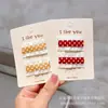 Estilo Coreano Punto de Lujo Ligero Sello para Flequillo Todo Incluido Pinza de Tela Pinza Ajustada para Flequillo Infantil Pinza Lateral para Estudiantes de Primaria Sello para Cabello Suelto Femenino