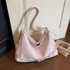 Bolsa Grande de Grande Capacidade Estilo Descontraído Nova 2026 Bolsa de Ombro Feminina para o Dia a Dia Bolsa para Estudante Universitário Bolsa Tote Simples
