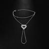 Pulsera de Dedo de Amor de Alta Gama Nueva de AliExpress Moda Europea y Americana Novia Boda Pulsera de Pedrería Pulsera