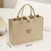 Bolsa Tote de Fieltro de Gran Capacidad de Dibujos Animados Bolso de Hombro Bolsa de Souvenir para Niñas Bolsa de Compras Portátil Bolso de Mano Hogar