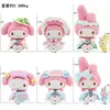Celebridade da Internet Kt Cat My Melody Figuras Decorativas para Bolo de Aniversário de Meninas Desenho Animado Kuromi Kitty Decorações de Confeitaria