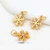 Chapado en Oro Real de 18K Color que se Conserva Fortuna Ábaco Colgante Pequeño Joyería DIY Encanto Pequeña Pendientes Colgantes para Orejas Pulsera D104
