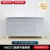 Juego de gabinete de cocina y estufa de acero inoxidable 304, almacenamiento integrado en el gabinete, alacena, encimera con cajones para uso doméstico