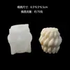 Molde de Silicone para Vela de Arte Geométrica DIY Ferramenta de Moagem Ornamento Pedra Difusora de Aromaterapia Rotativa Estéreo Gota de Chuva