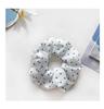 Ins Anillo de Cabello para Intestino Grueso Serie Azul Marino Cuerda para el Cabello Simple Coreana de Cuadros Cuerda para el Cabello Accesorios para el Cabello para Mujeres