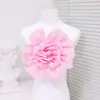 Comercio Transfronterizo Lo Más Vendido Moda Versátil Flor Grande Ropa y Bolsa Accesorios DIY Parches de Tela Flores Hechas a Mano En Stock Nuevo