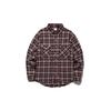 Camisa a Cuadros Americana Timachine para Hombre de Franela Manga Larga a Cuadros Suelta de Algodón Primavera y Otoño Cs106