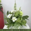 Arreglo Floral para Boda, Decoración de Escena de Boda, Camino de Flores Artificiales, Ceremonia de Entrega de Flores, Accesorios para Fotos