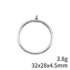 32x 28x 4,5mm 3,8g multicolor série de moldura de gota de cola geométrica oca moldura redonda