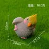Nuevo Producto Creativo Transfronterizo: Pájaro Ninfa Realista, Decoración para Jardinería de Micro Paisaje, Decoración del Hogar, Pequeño Adorno de Escritorio
