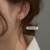 Aretes de Gota de Agua ins Trendy Simple de Alta Gama Plata Esterlina 925 Aretes para Mujer Corea Viento Frío Personalidad 2022 Nuevo