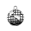 24x 20mm 2.3g colgante para joyería de plata antigua hecho a mano DIY artículos de uso diario colgante de globo