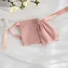 Bolsita de Gamuza Rosa para Joyería Bolsa de Terciopelo con Cordón Bolsa de la Suerte Bolsa para Dulces de Boda Bolsa Pequeña de Tela Hecho a Medida