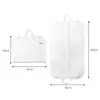 Bolsa a Prueba de Polvo para Guardar Ropa en Stock Bolsa de Mano para Empaquetar Trajes Cubierta Antipolvo Bolsa Cubre Traje Tela No Tejida Bolsa Plegable para Trajes