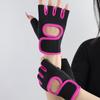 Guantes Deportivos de Medio Dedo Guantes de Fitness para Levantamiento de Pesas Deportes al Aire Libre Ciclismo Bicicleta Transpirables Absorbe Golpes Guantes Deportivos para Ciclismo