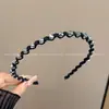Elegante Tiara Dentada Estilo Coreano para Mulheres, Presilha Antiderrapante para Lavagem Diária do Rosto, Tiara de Coroa Alta para Usar ao Contrário, Acessório de Cabelo Versátil