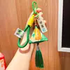 Festival del Bote del Dragón Zongzi Alto Colgante de Zongzi Sachlet Llavero Motivacional para Examen de Admisión Estudiantil Colgante para Mochila Escolar