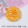 Pastel de Nieve Crujiente Juguete de Comida Dibujos Animados Hecho a Mano Accesorios de Joyería DIY Pegamento de Crema Resina Accesorios Pequeños Material para Pasadores