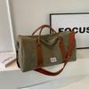 Bolsa de Lona Feminina Grande Capacidade 2024 Nova Versátil Transversal Bagagem de Viagem Bolsa Casual Curta Distância Portátil Bolsa de Viagem