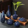 Vaso de Cerámica Moderno Sencillo con Esmalte de Horno Adornos Decorativos para Flores Secas Creativo para el Hogar Alojamiento Rural Sala de Estar Arreglo Floral Jarrón Pequeño
