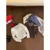MZI STUDIO Outono Estilo Coreano Estilo Suave Veludo Falso Duas Peças Camisola Patchwork Decote V Manga Longa Top 157976