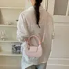 Bolso de Mano Tejido Estilo Coreano de Diseño Único para Mujer, Moda Versátil Elegante de Hombro Cruzado, Nuevo Tendencia Verano 2026