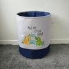 Ins Cesta de Almacenamiento de Juguetes para Niños para el Hogar de Gran Capacidad Engrosada Tela Plegable Cesta para Ropa Sucia Cubo de Almacenamiento para Ropa Sucia