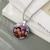 Accesorios de Collar K-Pop de Grupo de Chicas Cazadoras de Brujas Más Vendidos Transfronterizos Collar con Colgante de Piedra del Tiempo Collar de Piedra Preciosa Fábrica al por Mayor