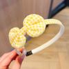 Dulces Accesorios para el Cabello Infantiles Estilo Coreano Tela Fresca Banda para el Cabello Estilo JK Hebilla para la Cabeza para Niñas y Estudiantes Diadema con Lazo Tridimensional