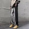 Jeans para Hombre Otoño Nuevo Estilo Americano Marca de Moda Ins Pantalones Rectos Sueltos Moda para Hombre Distintivos Pantalones de Pierna Ancha Tie-Dye
