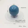 Puxador Cerâmico Colorido no Mesmo Estilo do Xiaohongshu, Puxador Simples Colorido de Furo Único, Puxador de Gaveta e Armário Estilo Americano