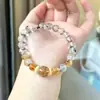 Nuevo popular pulsera de cuentas múltiples de cristal natural DIY cristal exquisito pulsera de cristal de alta gama suministro para transmisión en vivo