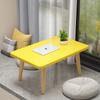 Mesa Pequena para Quarto, Sentando no Tapete, Pequena Mesa Baixa para Janela Saliente, Pequena Mesa de Centro para Tatame, Mesa Redonda para Livros, Mesa de Computador Estável, Design Simples