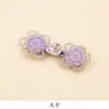 Botón Hecho a Mano de Flor de Rosa de Cristal con Estilo Chino Tradicional, Adecuado para Accesorios de Decoración de Chaleco Qipao Modificado y Hanfu, Disponible en Múltiples Colores