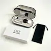Estuche doble de doble capa para gafas y estuche para lentes de contacto de doble uso, integrado para lentes de color y miopía, caja de almacenamiento doble universal de cuero, venta al por mayor