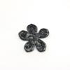Coreia Dongdaemun tendência de moda brincos ácido acético preto e branco brincos acrílicos material para acessórios DIY atacado