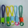 Bolsa Neutra Taza de Agua, Correa Corta, Termo, Cuerda para Bolsa, Cadena para Teléfono Móvil, Correa para Muñeca, Combinación de Colores Dopamina y Nudos