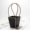 Bolsa Tote de Papel Kraft Dia das Mães 520, Caixa Tote com Flores, Materiais de Embalagem para Flores, Sacola para Planta em Vaso Pequena
