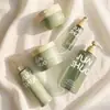 Botella de champú personalizada de 500 ml, botella de acondicionador de 250 ml, set de champú y acondicionador PET esmerilado, botella de boca ancha de 250 ml