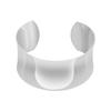 Design de Nicho Transfronteiriço Europeu e Americano Bracelete Aberta Larga Côncava Curvada em Forma de C Ajustável Bracelete de Personalidade B242431