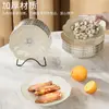 Mini Plato Transparente con Forma de Hueso para Mascotas, Vajilla, Juego de Platos para Uso Doméstico en la Sala de Estar, Adecuado para Bocadillos, Postres y Frutas, con un Estilo de Lujo Ligero