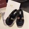Mocassins sem cadarço forrados com fleece para grávidas, sapatos sem cadarço com sola macia, sapatos de algodão confortáveis para outono e inverno, novo modelo 2026