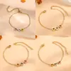 Collar Pulsera de Acero de Titanio Corazón Estrella Transfronterizo, Pulsera de Acero Inoxidable de Lujo Ligero Moda Corazón Estrella Tricolor para Mujer