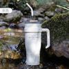 Taza de helado SITARAYURI de gran capacidad, gigante, taza de helado, taza al vacío, taza con pajita de acero inoxidable, taza para agua, hervidor