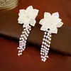 Pendientes Dulces de Pétalos de Flor Acrílicos, Estilo Festivo, Modernos, Versátiles, Elegantes, Pendientes de Gama Alta para Mujer