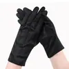 Guantes de Joyería Negros de Tres Costillas de Alta Gama al por Mayor, Juguetes Ceremoniales y Culturales, Relojes de Cuentas, Guantes Libres de Polvo y Duraderos, Universales