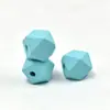Accesorios para Joyería DIY Cuentas Octagonales Geométricas Coloridas Madera de Loto Poligonal Cuentas de Madera Octagonales Cuentas Sueltas Accesorios Hechos a Mano con Cuentas